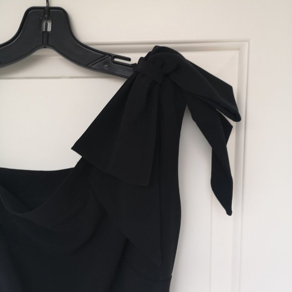 Jacob floor length slim black gown - Picture 2 of 3
